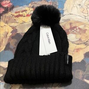 Calvin Klein Pom Pom Beanie